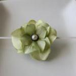 Spring Green Flower Headban..
